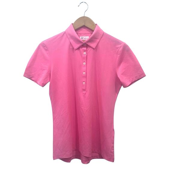 NWT Greg Norman Freedom Performance Polo Pink Size S - Picture 1 of 6